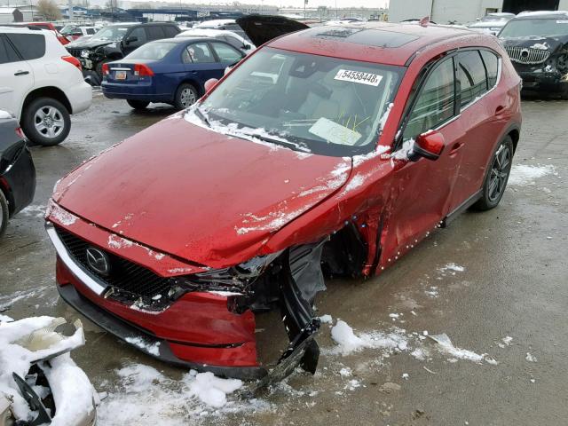 JM3KFBDM3J0447611 - 2018 MAZDA CX-5 GRAND RED photo 2