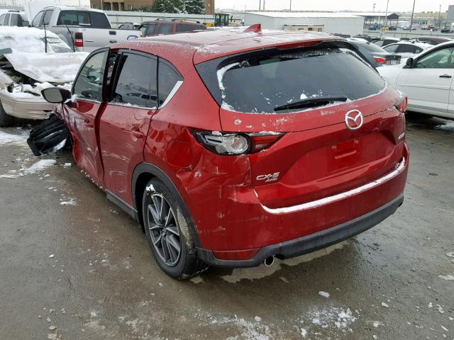 JM3KFBDM3J0447611 - 2018 MAZDA CX-5 GRAND RED photo 3