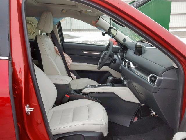 JM3KFBDM3J0447611 - 2018 MAZDA CX-5 GRAND RED photo 5