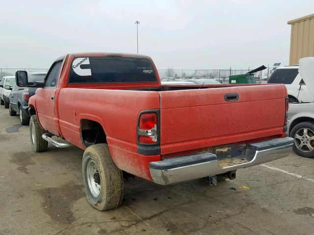 3B7KF26771M274382 - 2001 DODGE RAM 2500 RED photo 3