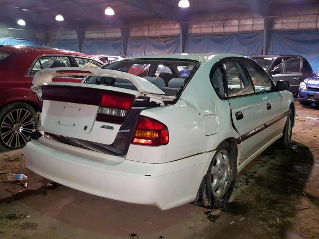 4S3BE6356Y7209444 - 2000 SUBARU LEGACY L WHITE photo 4