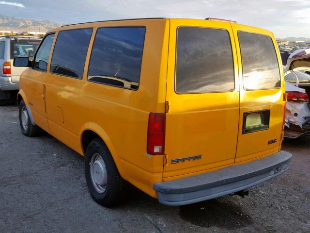 1GTDM19W6WB518548 - 1998 GMC SAFARI XT YELLOW photo 3