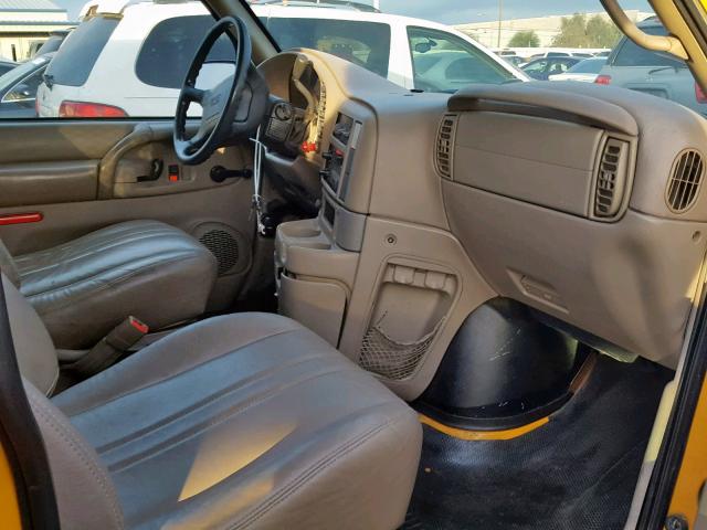 1GTDM19W6WB518548 - 1998 GMC SAFARI XT YELLOW photo 5