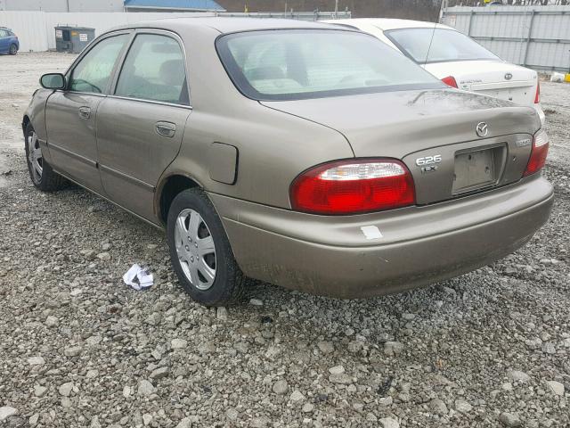 1YVGF22C815245322 - 2001 MAZDA 626 ES BEIGE photo 3