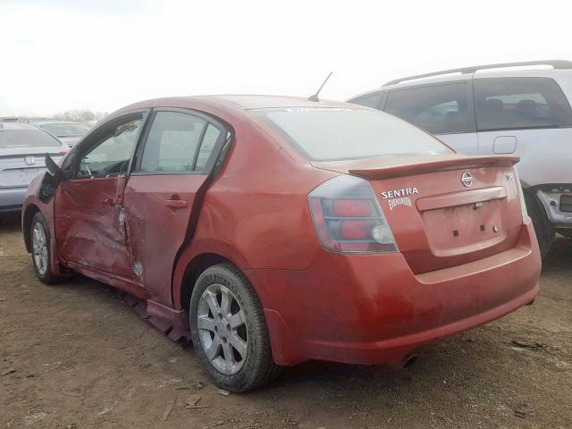 3N1AB6AP9AL690741 - 2010 NISSAN SENTRA 2.0 RED photo 3