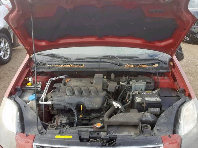 3N1AB6AP9AL690741 - 2010 NISSAN SENTRA 2.0 RED photo 7