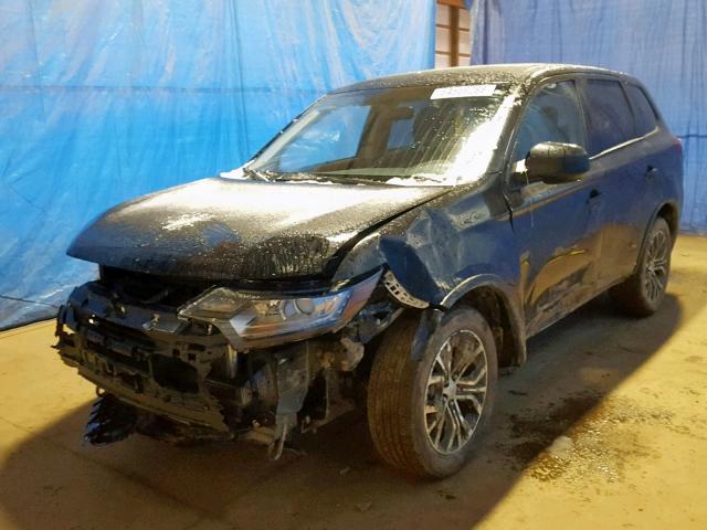 JA4AZ3A37JZ053970 - 2018 MITSUBISHI OUTLANDER BLACK photo 2