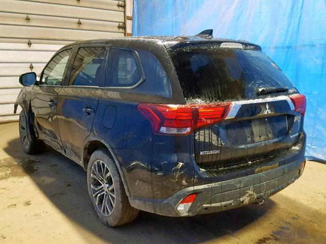 JA4AZ3A37JZ053970 - 2018 MITSUBISHI OUTLANDER BLACK photo 3