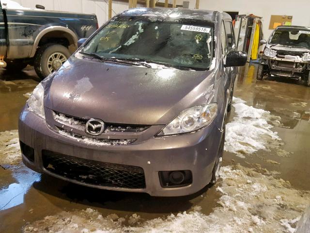 JM1CR193870154360 - 2007 MAZDA 5 GRAY photo 2