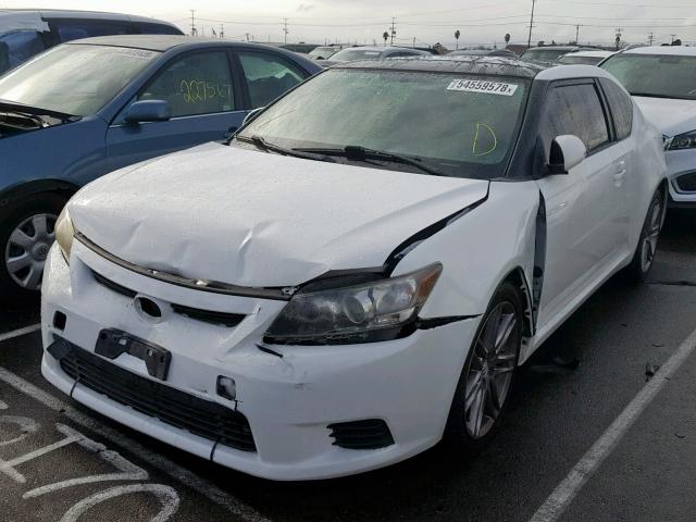 JTKJF5C76C3041642 - 2012 TOYOTA SCION TC WHITE photo 2