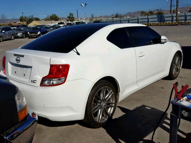 JTKJF5C76C3041642 - 2012 TOYOTA SCION TC WHITE photo 4