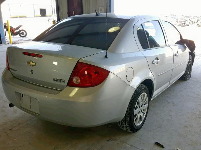 1G1AD5F56A7164282 - 2010 CHEVROLET COBALT 1LT SILVER photo 4