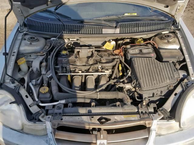 1B3ES56C82D551563 - 2002 DODGE NEON ES SILVER photo 7