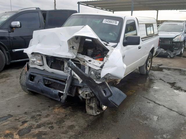 1FTYR10D87PA60577 - 2007 FORD RANGER WHITE photo 2