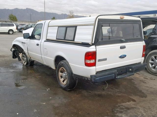 1FTYR10D87PA60577 - 2007 FORD RANGER WHITE photo 3