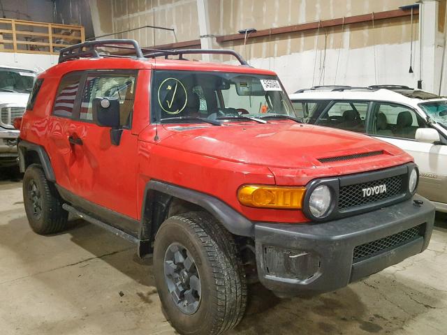 JTEBU4BF2CK138763 - 2012 TOYOTA FJ CRUISER RED photo 1