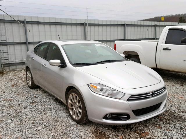 1C3CDFCH7DD157341 - 2013 DODGE DART LIMIT SILVER photo 1