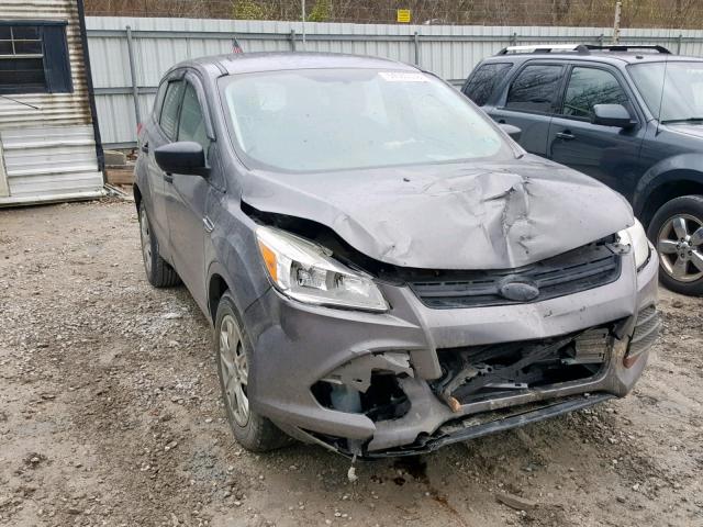 1FMCU0F77DUC12135 - 2013 FORD ESCAPE S GRAY photo 1