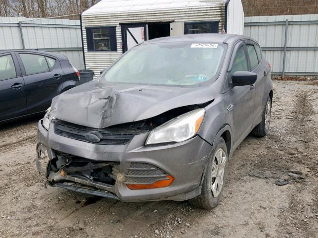 1FMCU0F77DUC12135 - 2013 FORD ESCAPE S GRAY photo 2