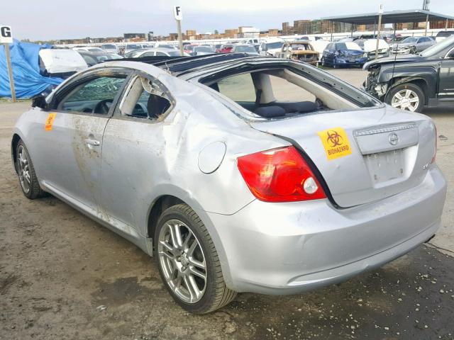 JTKDE167850040193 - 2005 TOYOTA SCION TC ვერცხლისფერი ფოტო 3