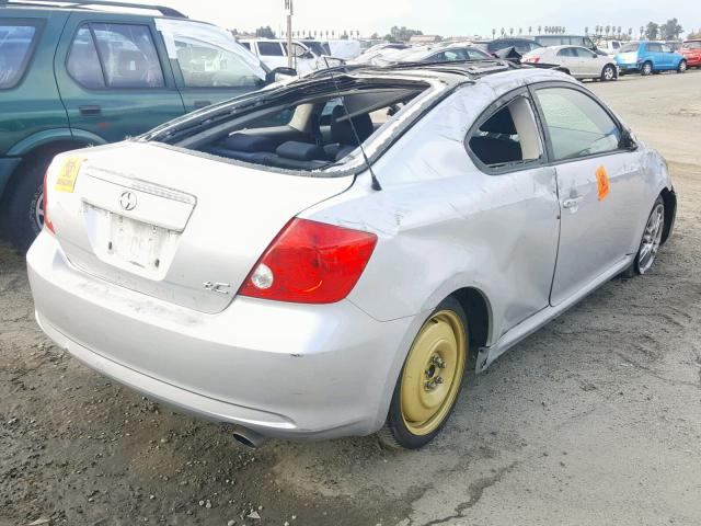 JTKDE167850040193 - 2005 TOYOTA SCION TC ვერცხლისფერი ფოტო 4