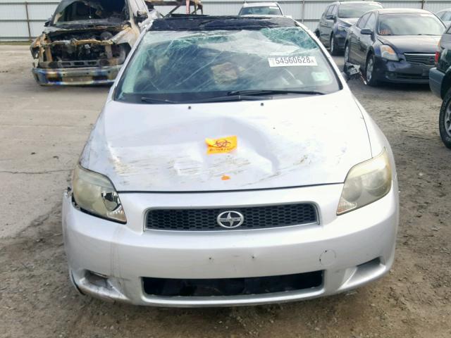 JTKDE167850040193 - 2005 TOYOTA SCION TC ვერცხლისფერი ფოტო 9