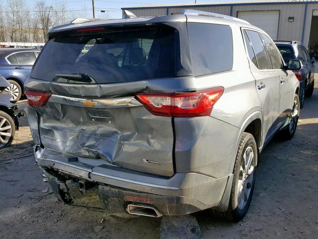 1GNEVJKW3JJ196212 - 2018 CHEVROLET TRAVERSE P GRAY photo 4