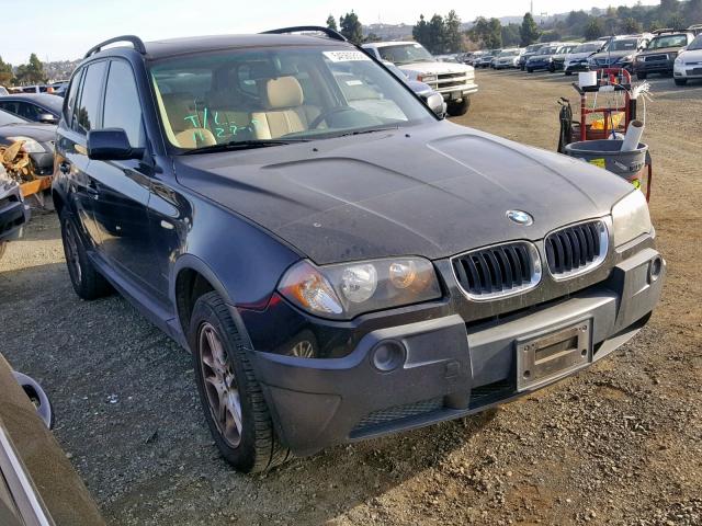 WBXPA73444WB29919 - 2004 BMW X3 2.5I BLACK photo 1