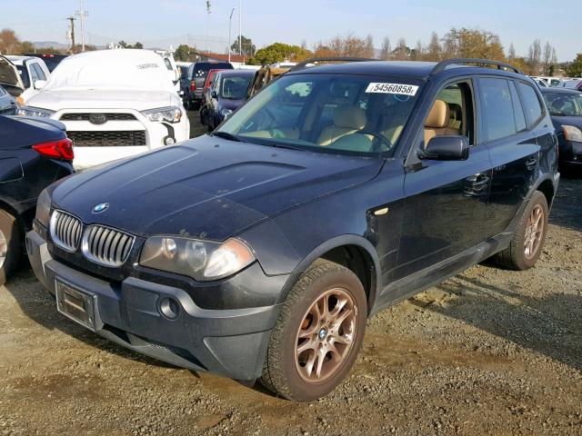 WBXPA73444WB29919 - 2004 BMW X3 2.5I BLACK photo 2