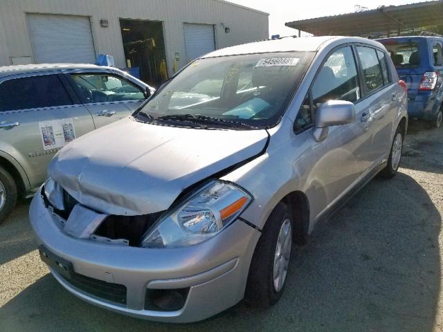 3N1BC1CP0BL476398 - 2011 NISSAN VERSA S SILVER photo 2