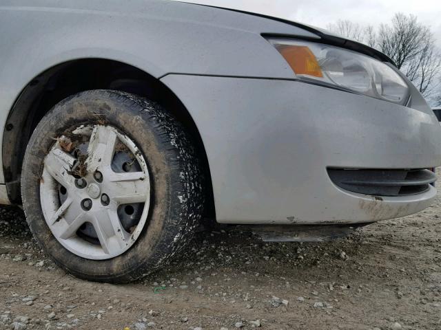 1G8AJ55F07Z177949 - 2007 SATURN ION LEVEL SILVER photo 9
