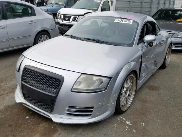 TRUWT28N311014540 - 2001 AUDI TT QUATTRO SILVER photo 2