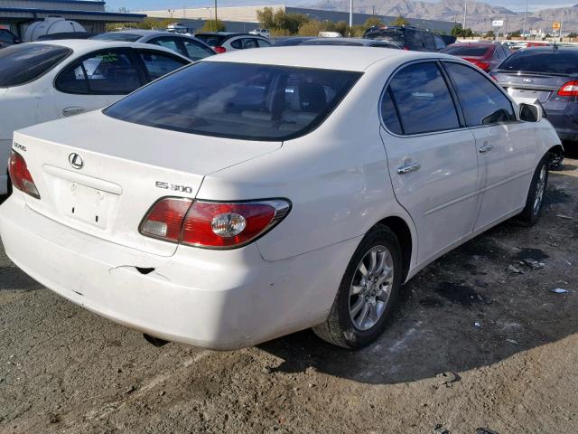 JTHBF30G025032375 - 2002 LEXUS ES 300 WHITE photo 4