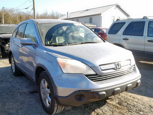 5J6RE48768L036913 - 2008 HONDA CR-V EXL BLUE photo 1