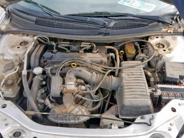 1B3EL46X26N162525 - 2006 DODGE STRATUS SX SILVER photo 7