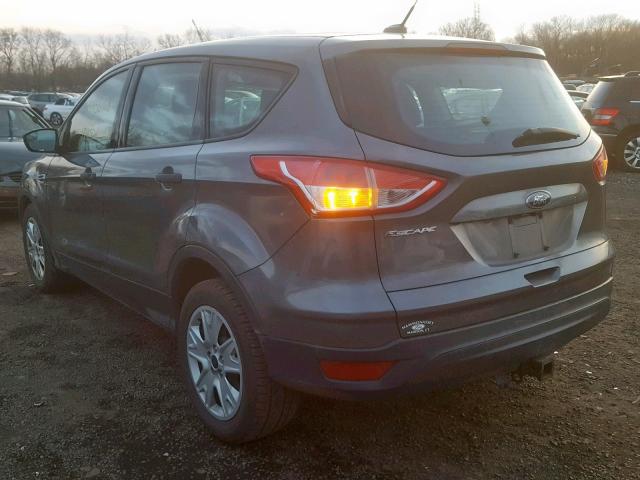 1FMCU0F77EUC80792 - 2014 FORD ESCAPE S GRAY photo 3