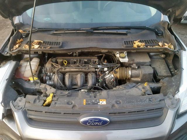 1FMCU0F77EUC80792 - 2014 FORD ESCAPE S GRAY photo 7