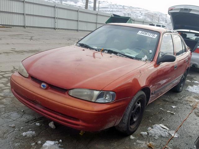 1Y1SK52821Z410150 - 2001 CHEVROLET GEO PRIZM RED photo 2