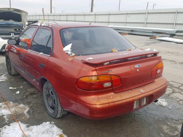 1Y1SK52821Z410150 - 2001 CHEVROLET GEO PRIZM RED photo 3