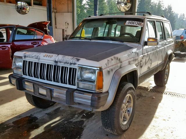 1J4FJ58S8NL186302 - 1992 JEEP CHEROKEE L WHITE photo 2