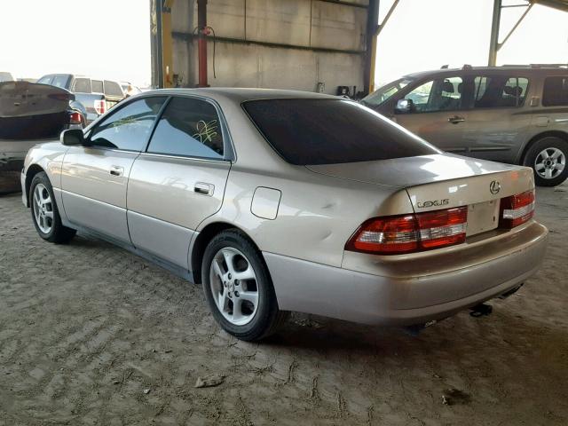 JT8BF28G8Y0285092 - 2000 LEXUS ES 300 BEIGE photo 3