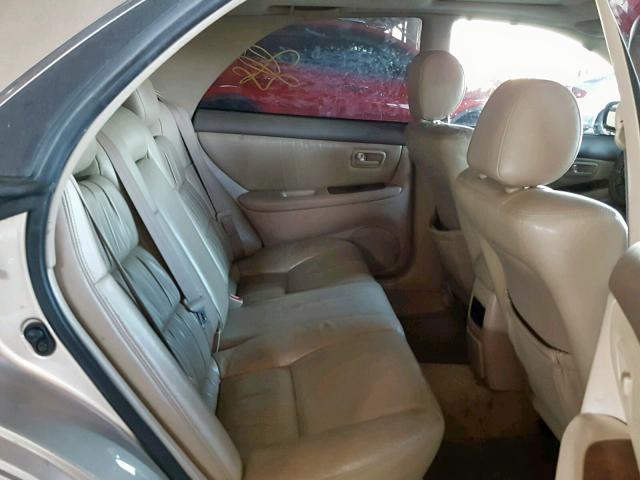 JT8BF28G8Y0285092 - 2000 LEXUS ES 300 BEIGE photo 6