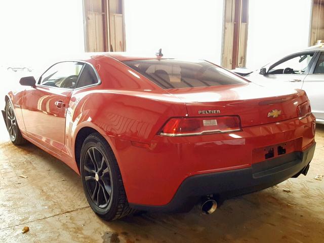 2G1FB1E37F9274994 - 2015 CHEVROLET CAMARO LS RED photo 3