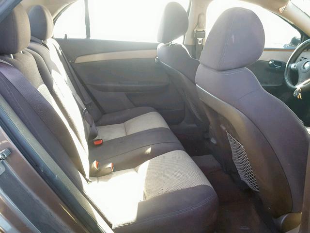 1G1ZC5E17BF298083 - 2011 CHEVROLET MALIBU 1LT BROWN photo 6