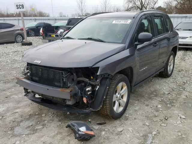 1C4NJDAB6ED798854 - 2014 JEEP COMPASS SP ნაცრისფერი ფოტო 2