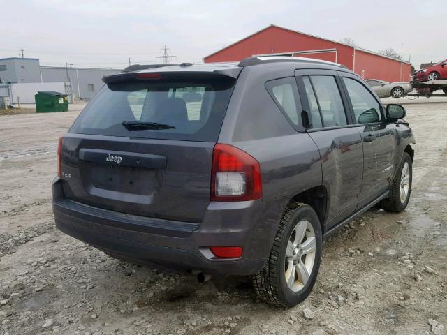 1C4NJDAB6ED798854 - 2014 JEEP COMPASS SP ნაცრისფერი ფოტო 4