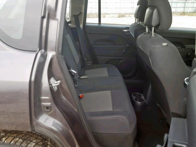 1C4NJDAB6ED798854 - 2014 JEEP COMPASS SP ნაცრისფერი ფოტო 6