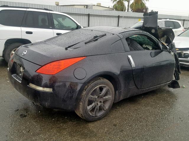 JN1AZ34D86M301712 - 2006 NISSAN 350Z COUPE BLACK photo 4