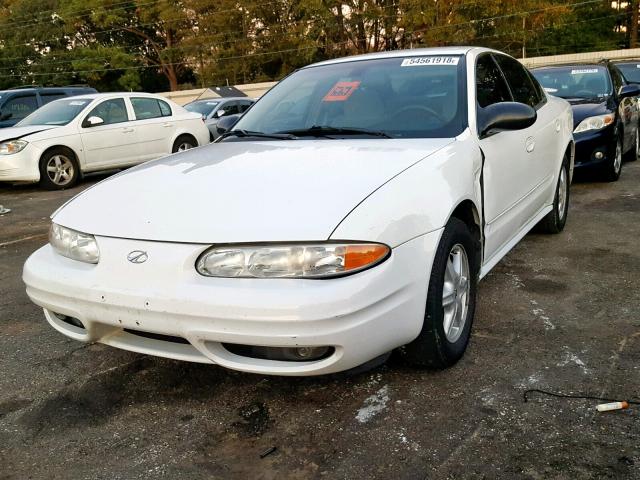 1G3NL52E84C149439 - 2004 OLDSMOBILE ALERO GL WHITE photo 2