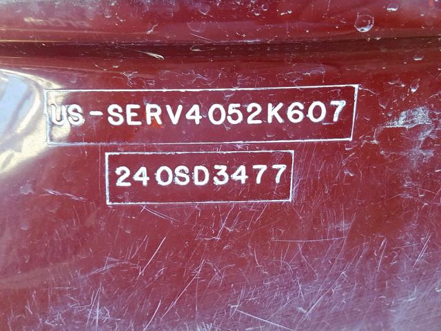 SERV4052K607 - 2007 SEAR BOAT RED photo 10